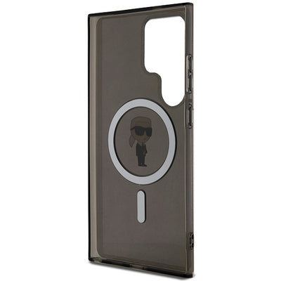 Karl Lagerfeld IML Ikonik MagSafe Case for Samsung Galaxy S24 Ultra - Black