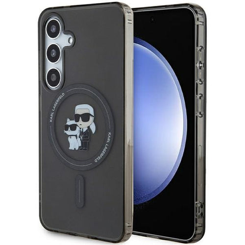 Karl Lagerfeld IML Karl&amp;Choupette MagSafe case for Samsung Galaxy S24 - black