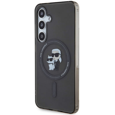 Karl Lagerfeld IML Karl&amp;Choupette MagSafe case for Samsung Galaxy S24 - black