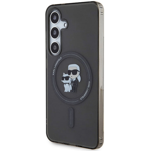 Karl Lagerfeld IML Karl&amp;Choupette MagSafe case for Samsung Galaxy S24 - black