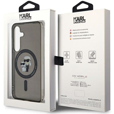 Karl Lagerfeld IML Karl&amp;Choupette MagSafe case for Samsung Galaxy S24 - black