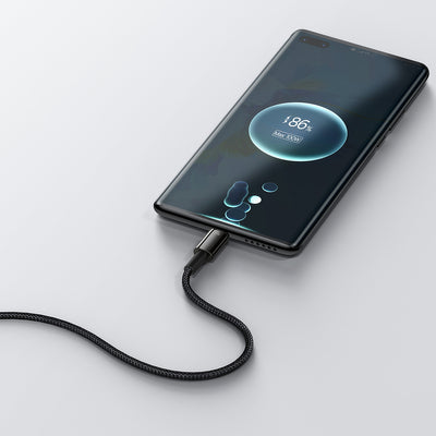 [RETURNED ITEM] Baseus Tungsten Gold cable USB-A - USB-C 480Mb/s 100W 2m black (CAWJ000101)