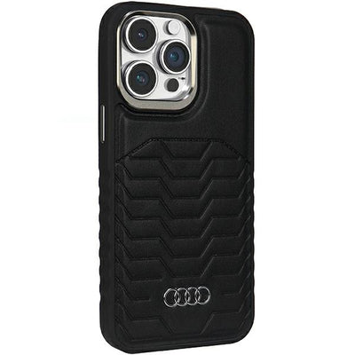 Audi Synthetic Leather case with MagSafe for iPhone 14 Pro - black