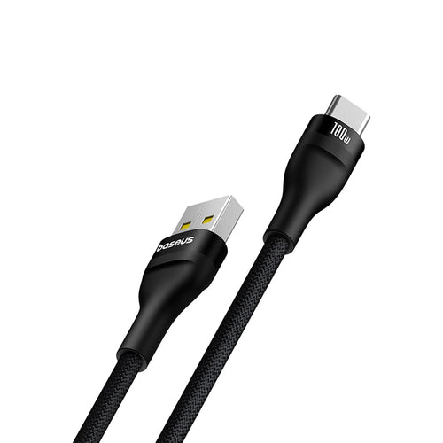 Baseus Flash 2 USB-A / USB-C cable 100W 1 m - black