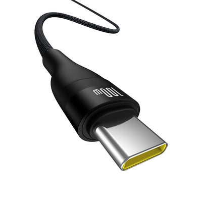 Baseus Flash 2 USB-A / USB-C cable 100W 1 m - black