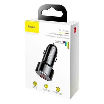 Ładowarka samochodowa Baseus Magic USB + USB-C QC 4.0  PD 45W (czarna) - Product Image 6