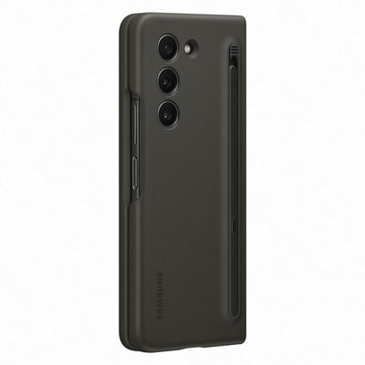 [RETURNED ITEM] Silicone Case Set for Samsung Galaxy Z Fold 5 Slim Case with Stylus + 25W USB C Wall Charger - Black