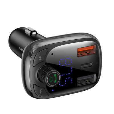 [RETURNED ITEM] Bluetooth transmitter / car charger Baseus S-13 (Overseas Edition) - black