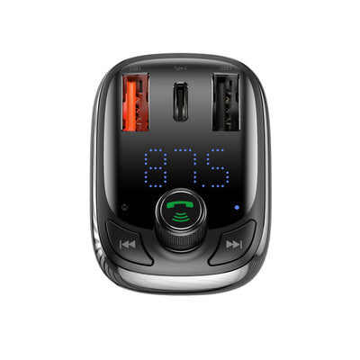 [RETURNED ITEM] Bluetooth transmitter / car charger Baseus S-13 (Overseas Edition) - black