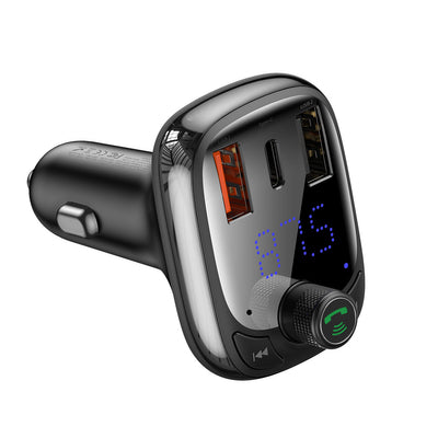 [RETURNED ITEM] Bluetooth transmitter / car charger Baseus S-13 (Overseas Edition) - black