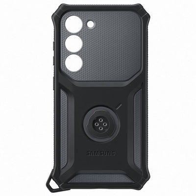 [RETURNED ITEM] Samsung Rugged Gadget Case for Samsung Galaxy S23 Rugged Cover Ring Holder Stand gray (EF-RS911CBEGWW)