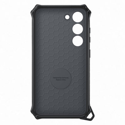 [RETURNED ITEM] Samsung Rugged Gadget Case for Samsung Galaxy S23 Rugged Cover Ring Holder Stand gray (EF-RS911CBEGWW)