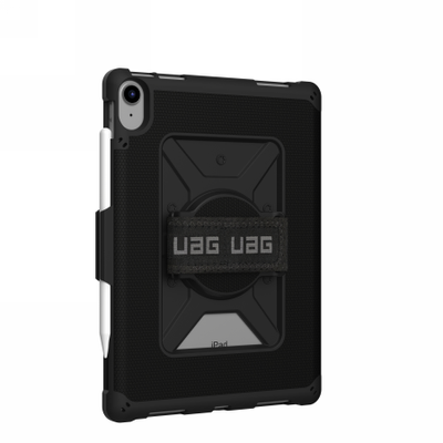 UAG Metropolis case for iPad 10.9&quot; 10th generation with Apple Pencil and palm holder - black