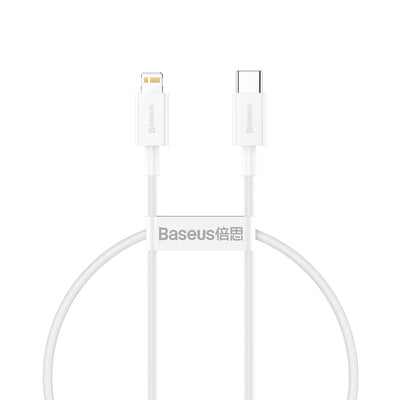 Baseus Superior Series USB-C / Lightning PD 20W 2 m cable - white