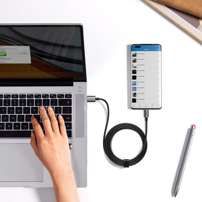 Baseus Superior Series USB-A / USB-C cable 100W 1m - black