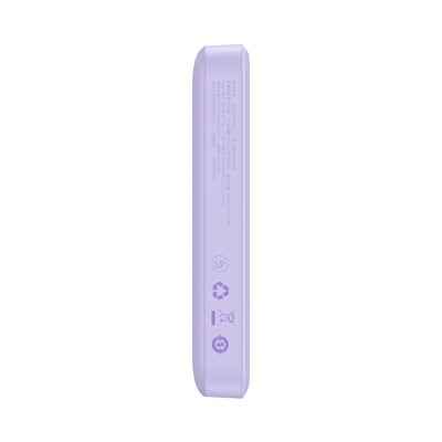 Baseus Magnetic Mini Inductive Powerbank 10000mAh 20W - Purple + USB-C - USB-C Cable