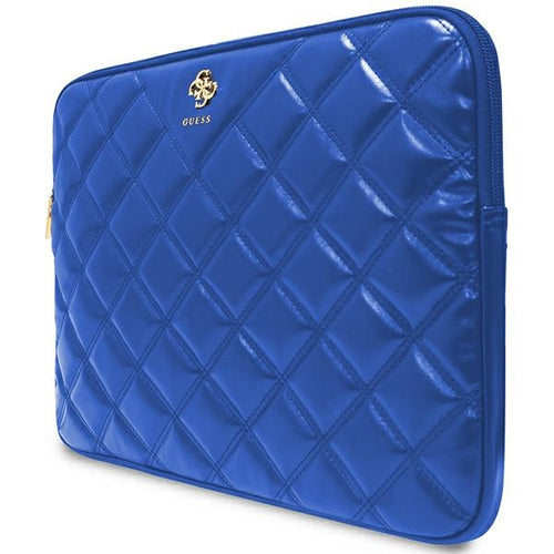 Guess 4G Quilted case for a 14" laptop - blue