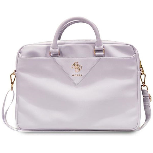 Guess Triangle 4G bag for a 16" laptop - purple