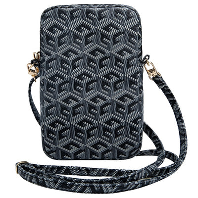 Guess Zip GCube Bottom Stripe phone bag - black
