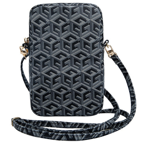 Guess Zip GCube Bottom Stripe phone bag - black