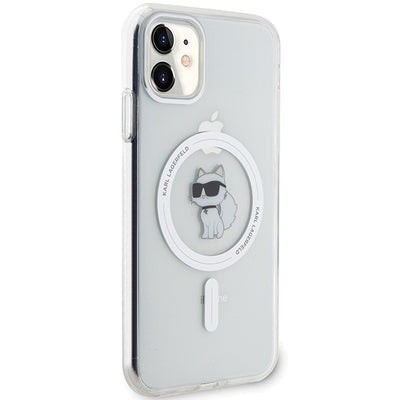 Karl Lagerfeld IML Choupette MagSafe case for iPhone 11 / Xr - transparent