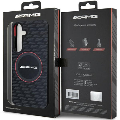 AMG Silicone Carbon Pattern MagSafe case for Samsung Galaxy S24+ - black — Mercedes