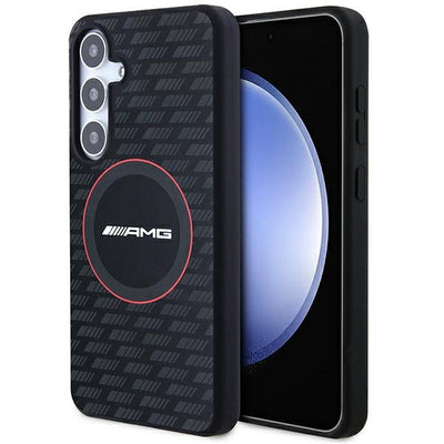 AMG Silicone Carbon Pattern MagSafe case for Samsung Galaxy S24 - black — Mercedes