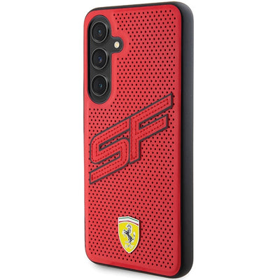 Ferrari Big SF Perforated case for Samsung Galaxy S24+ - red