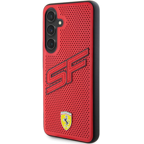 Ferrari Big SF Perforated case for Samsung Galaxy S24 - red