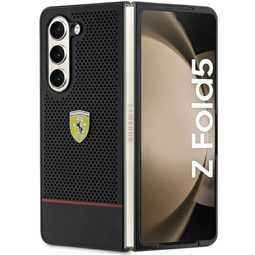 Ferrari Perforated Line case for Samsung Galaxy Z Fold 5 - black