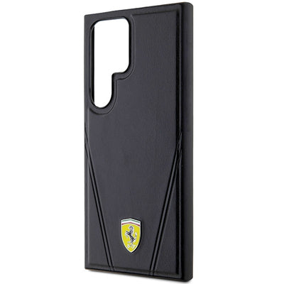 Ferrari Hot Stamp V Lines MagSafe case for Samsung Galaxy S24 Ultra - black