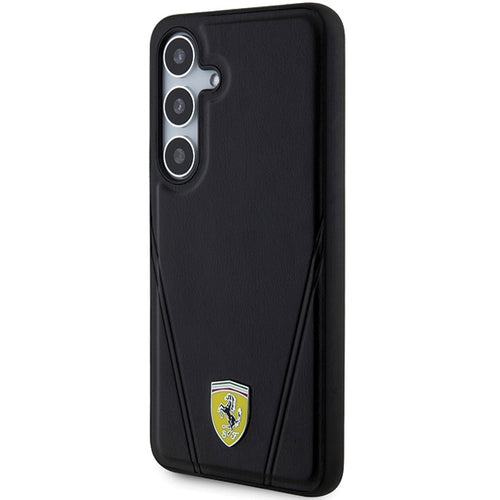 Ferrari Hot Stamp V Lines MagSafe case for Samsung Galaxy S24 - black