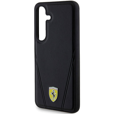 Ferrari Hot Stamp V Lines MagSafe case for Samsung Galaxy S24 - black