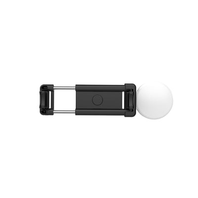 Selfie stick WH1YXS telescopic tripod 1m with round lamp and phone holder - black — Hurtel
