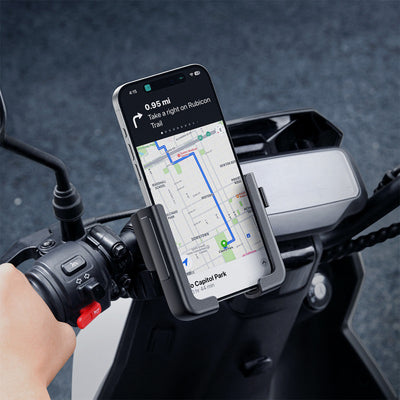Baseus GoTrip Phone Holder for Bike, Scooter, Moped - Black
