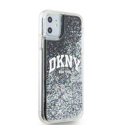 DKNY Liquid Glitter Big Logo case for iPhone 11 / Xr - black