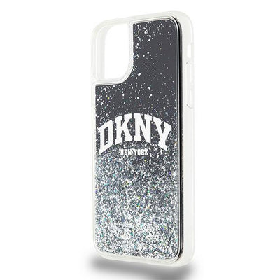 DKNY Liquid Glitter Big Logo case for iPhone 11 / Xr - black