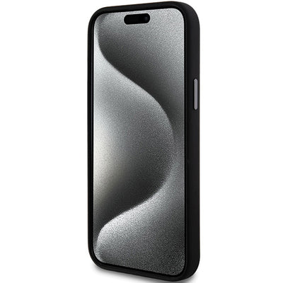 DKNY Liquid Silicone Metal Logo case for iPhone 15 Plus / 14 Plus - black
