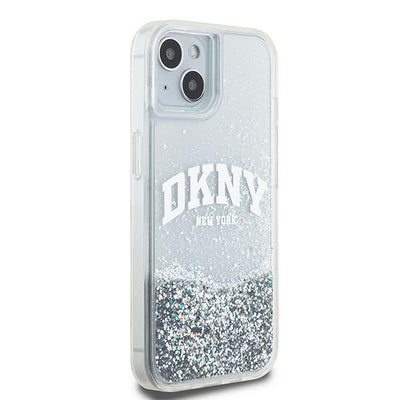 DKNY Liquid Glitter Big Logo case for iPhone 15 / 14 / 13 - white