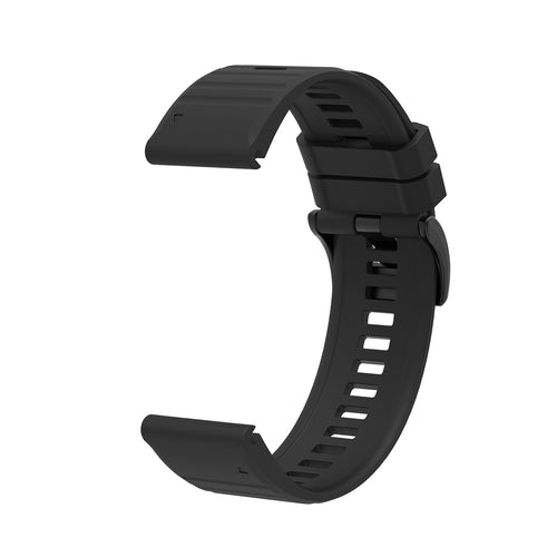 Silicone Strap for Garmin Fenix 3 / 5X / 6X / 7X Pro - Black — Hurtel