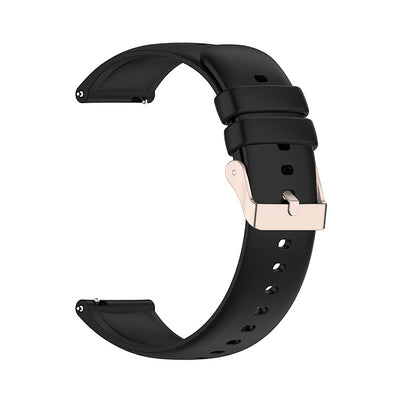 Silicone Strap for Xiaomi Mi Watch / Amazfit GTR 47mm - Black — Hurtel