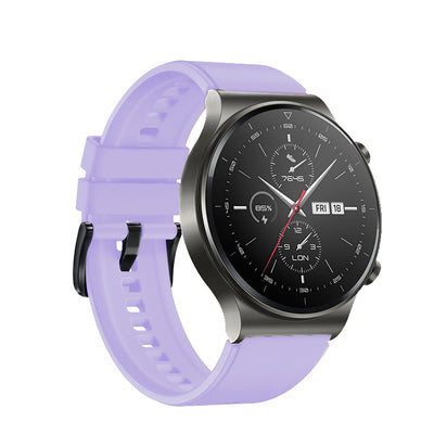 Silicone Strap for Huawei Watch GT 2 / 3 / 4 / 2 Pro / 3 Pro / 4 Pro / GT 2e - Purple — Hurtel