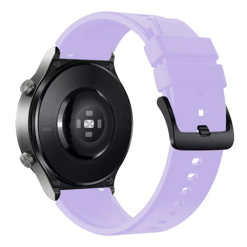Silicone Strap for Huawei Watch GT 2 / 3 / 4 / 2 Pro / 3 Pro / 4 Pro / GT 2e - Purple — Hurtel