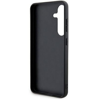 DKNY Leather Mono Stripe &amp; Metal Logo case for Samsung Galaxy S24 - black