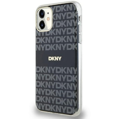 DKNY IML Mono &amp; Stripe MagSafe case for iPhone 11 / Xr - black
