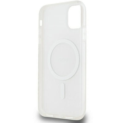 DKNY IML Mono &amp; Stripe MagSafe case for iPhone 11 / Xr - pink