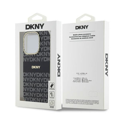 DKNY IML Mono &amp; Stripe MagSafe Case for iPhone 13 Pro / 13 - Black