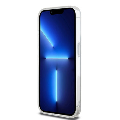 DKNY IML Mono &amp; Stripe MagSafe case for iPhone 15 Pro - beige