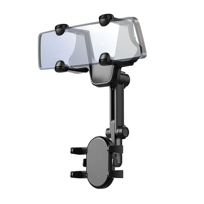 Car Phone Holder for Rearview Mirror - Black — Hurtel