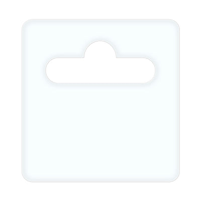 Euro pendant 50x50 mm premium with rubber glue 1000 pcs/roll (0.35 mm foil) — Hurtel